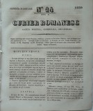 Cumpara ieftin Curier romanesc , gazeta politica , comerciala si literara , nr. 14 din 1839
