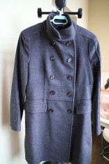 Palton Zara, lana si angora foto
