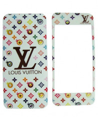 Folie protectie cu design iPhone 5 - Louis Vuitton V3 ( fata + spate ) foto