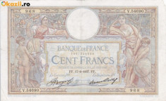 FRANTA 100 francs 17=6=1937 F+/VF-!!! foto