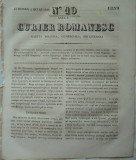 Cumpara ieftin Curier romanesc , gazeta politica , comerciala si literara , nr. 19 din 1839