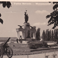 CARTE POSTALA TURNU SEVERIN - Monumentul -Cripta al Eroilor