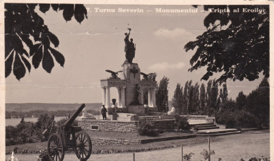 CARTE POSTALA TURNU SEVERIN - Monumentul -Cripta al Eroilor foto