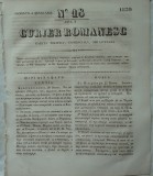 Cumpara ieftin Curier romanesc , gazeta politica , comerciala si literara , nr. 18 din 1839
