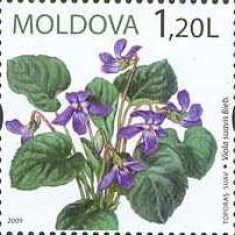 MOLDOVA 2009, Flora, serie neuzata, MNH