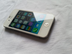 APPLE IPHONE 4 16Gb White in stare impecabila + Husa foto