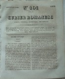Cumpara ieftin Curier romanesc , gazeta politica , comerciala si literara , nr. 101 din 1839