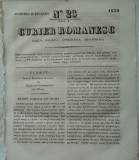 Curier romanesc , gazeta politica , comerciala si literara , nr. 23 din 1839