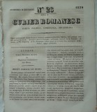Cumpara ieftin Curier romanesc , gazeta politica , comerciala si literara , nr. 23 din 1839