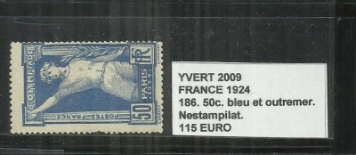 FRANTA - 1923 - 26 - 186. 50C. foto