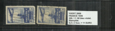FRANCE - 1923 - 26 - 319, 1F. 50 foto