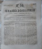 Cumpara ieftin Curier romanesc , gazeta politica , comerciala si literara , nr. 33 din 1839