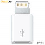 Adaptor Micro USB - Iphone5 5s 6 6s 6+ plus + cablu date microusb