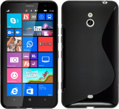 Husa Nokia Lumia 1320 TPU S-LINE Black foto