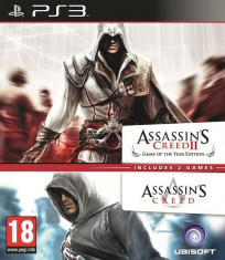 Pachet Assassin&amp;#039;s Creed PS3 -Assassins Creed +Assassin&amp;#039;s Creed II GOTY foto