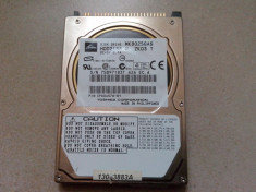 Hard disk laptop 2.5 IDE defect 80Gb Toshiba MK8025GAS foto