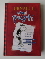 Jeff Kinney - Jurnalul unui pusti - vol. 1 - hardcover - cartonata - Editura Arthur foto