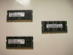 RAM 2GB DDR2 800 SODIMM pentru laptop - producator SAMSUNG, Elpida foto