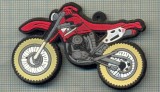 ATAM2001 718 - TEMATICA MOTOCICLISM - PLACHETA PLASTIC + MAGNET, PENTRU FIXARE DECORATIVA, PE FRIGIDER(PE ORICE SUPORT METALIC) -starea care se vede