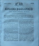 Cumpara ieftin Curier romanesc , gazeta politica , comerciala si literara , nr. 49 din 1839