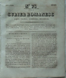 Cumpara ieftin Curier romanesc , gazeta politica , comerciala si literara , nr. 73 din 1839