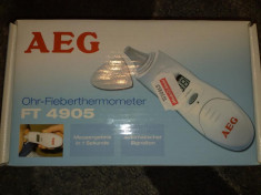 Termometru Digital cu Infrarosu pentru Ureche AEG FT 4905 foto