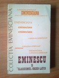 G1 Eminescu si clasicismul greco-latin, 1982, Alta editura