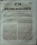 Cumpara ieftin Curier romanesc , gazeta politica , comerciala si literara , nr. 55 din 1839