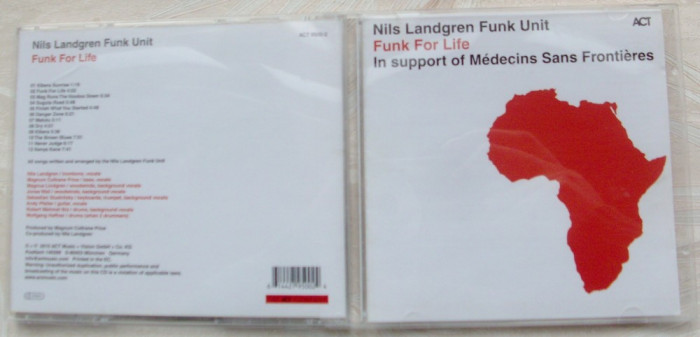 CD JAZZ: NILS LANDGREN FUNK UNIT - FUNK FOR LIFE (Rec. 2009) [w/Magnus Lindgren/Sebastian Studnitzky/Wolfgang Haffner/Magnum Coltrane Price a.o.]