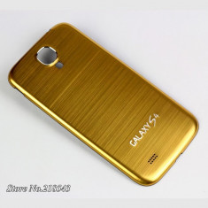 Inlocuire capac baterie gold din aluminiu + folie ecran Samsung Galaxy S4 i9500 i9505 foto