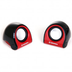 **OKAZIE** BOXE PORTABILE NEWMEN SC-181 RED, PUTERE 2x2.5W RMS, ALIEMNTARE USB, NOI!! LA CUTIE!! GARANTIE!! foto