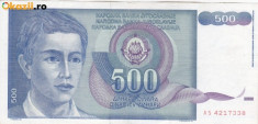 IUGOSLAVIA 500 dinara 1990 VF+!!! foto