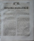 Curier romanesc , gazeta politica , comerciala si literara , nr. 75 din 1839