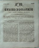 Cumpara ieftin Curier romanesc , gazeta politica , comerciala si literara , nr. 72 din 1839