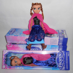 Papusa muzicala disney Frozen Anna, canta melodia din film+cadou o bratara Shambala speciala pentru copii diverse culori, un cadou indragit de fetite! foto