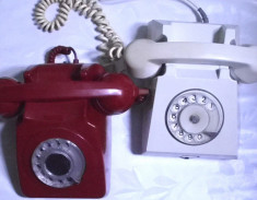 telefon vechi vintage de colectie anii 70 un lot de 2 telefoane foto