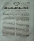 Cumpara ieftin Curier romanesc , gazeta politica , comerciala si literara , nr. 69 din 1839