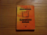 ENERGETICA ELABORARII STICLEI -- Petru Balta, Dorel Radu -- 1985, 293 p., Alta editura