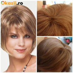 PERUCA PAR NATURAL BRAND RENUMIT 2 MODELE NUANTE BLOND, ELVETIA,SUPER REDUCERE ! foto