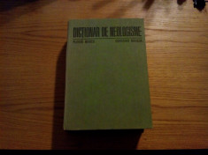DICTIONAR DE NEOLOGISME -- Florin Marcu, Constantin Maneca -- editia a III -a, 1986, 1167 p. foto