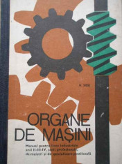 Organe De Masini Manual Penrtu Licee Industriale - N. Stere ,276108 foto