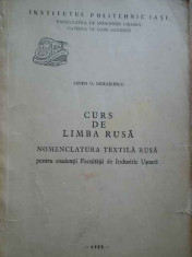 Curs De Limba Rusa Nomenclatura Textila Rusa Pentru Studentii - Sever O. Mihailescu ,281951 foto