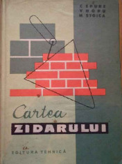 Cartea Zidarului - C. Epure V. Hopu M. Stoica ,292439 foto