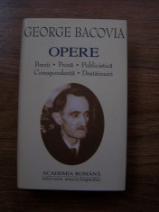 OPERE - GEORGE BACOVIA (ACADEMIA ROMANA, 2001) Editie de lux foto