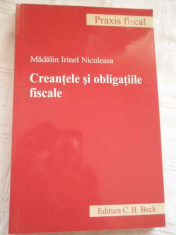 Creantele Si Obligatiile Fiscale - Madalin Irinel Niculeasa ,268108 foto