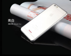 Husa iPhone 6 Plus 6S Plus TPU 0.3mm Transparenta + Folie Yoobao Originala foto