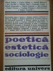 Poetica Estetica Sociologie - Mihail Bahtin Si Colab. ,289542 foto