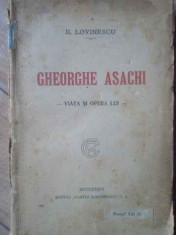 Gheorghe Asachi Viata Si Opera Lui - E. Lovinescu ,519859 foto