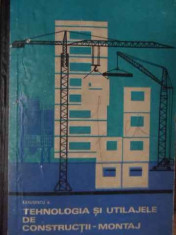 Tehnologia Si Utilajele De Constructii-montaj Manual Pentru S - Ceausescu V. ,520532 foto