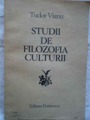 Studii De Filozofia Culturii - Tudor Vianu ,272141 foto